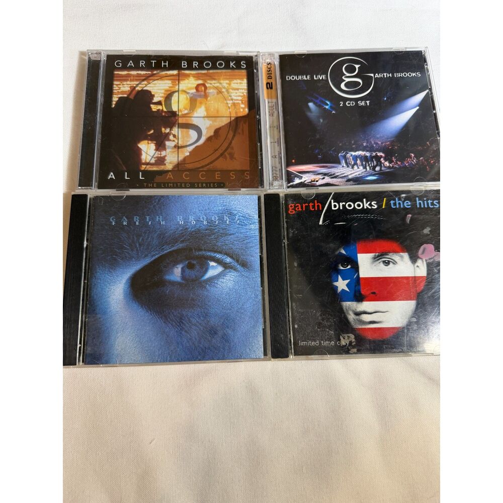 4 Classic Garth Brooks CD Lot